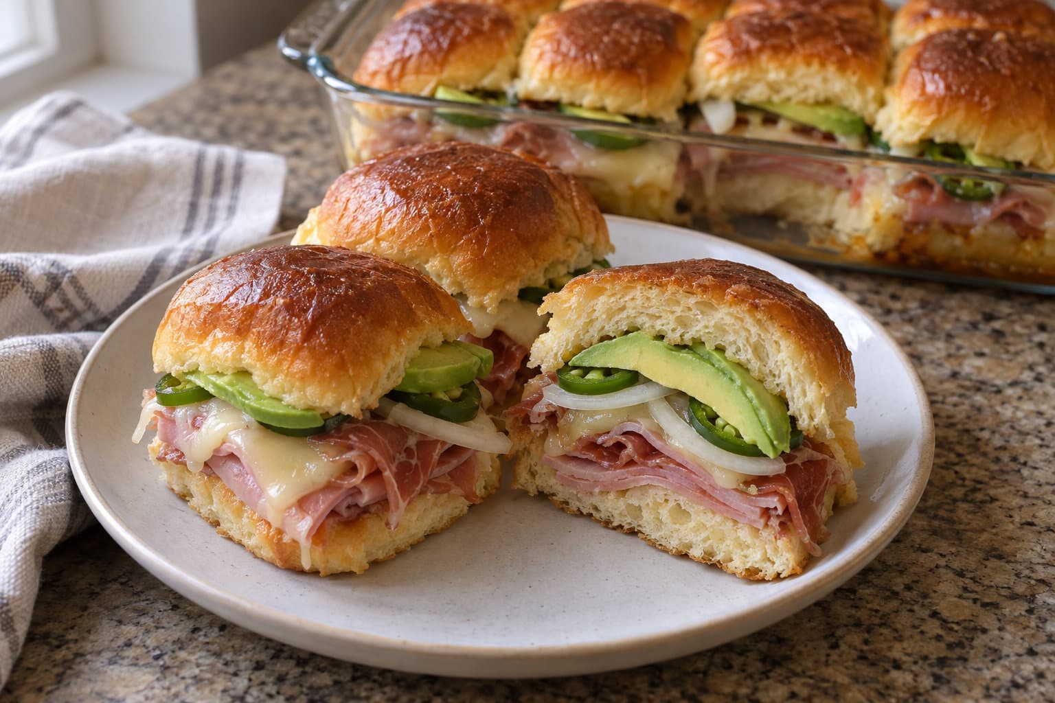 Ham & Prosciutto Sliders
