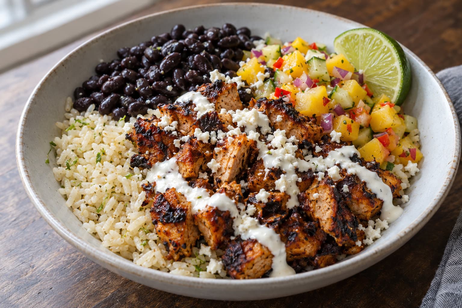 Pollo Asado Chicken Thigh Bowl
